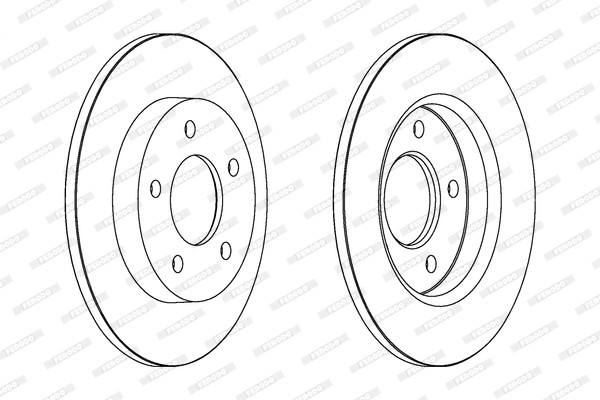 FERODO Bremsscheibe