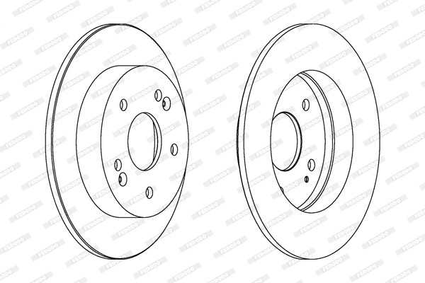 FERODO Bremsscheibe