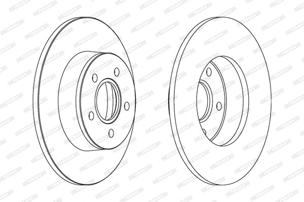 FERODO Bremsscheibe