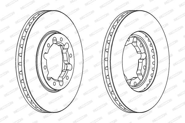 FERODO Bremsscheibe