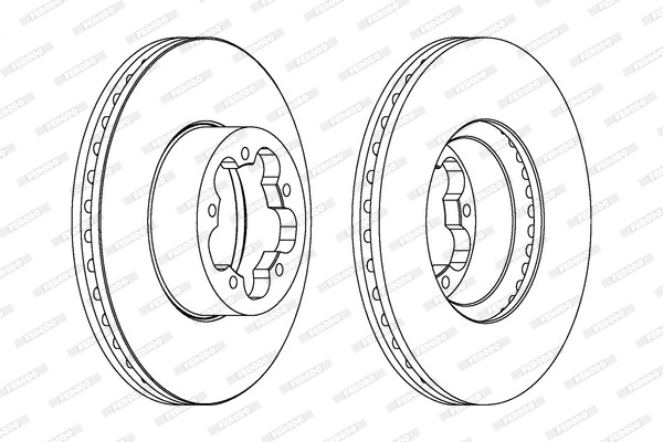 FERODO Bremsscheibe