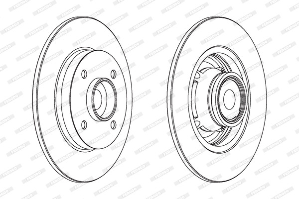 FERODO Bremsscheibe