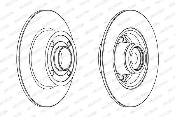 FERODO Bremsscheibe