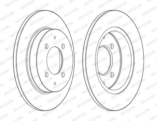FERODO Bremsscheibe