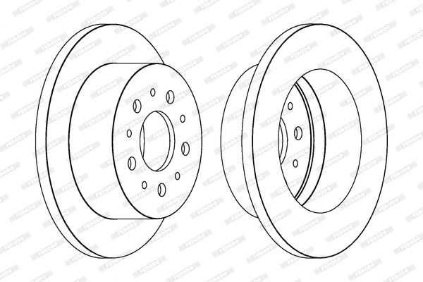 FERODO Bremsscheibe