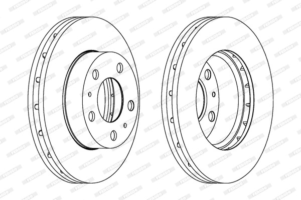 FERODO Bremsscheibe