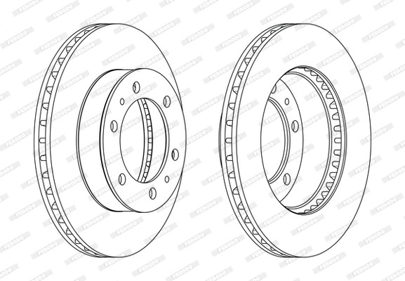 FERODO Bremsscheibe