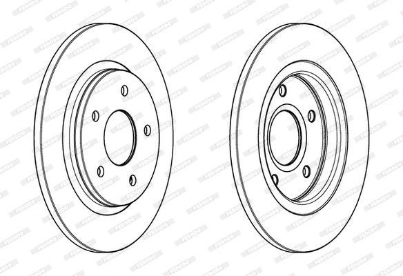 FERODO Bremsscheibe