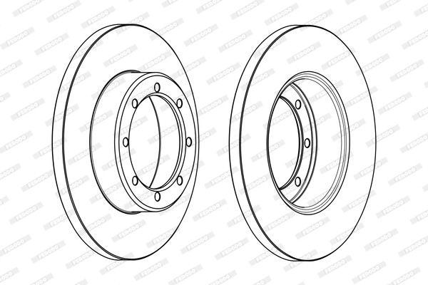 FERODO Bremsscheibe