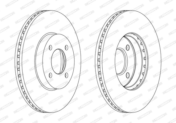 FERODO Bremsscheibe