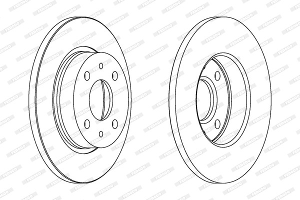 FERODO Bremsscheibe