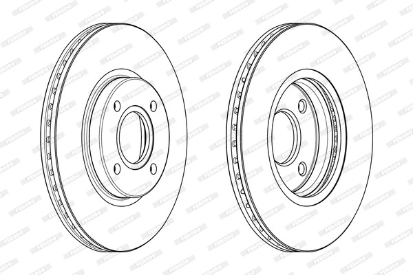 FERODO Bremsscheibe