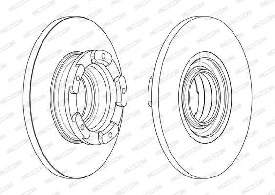 FERODO Bremsscheibe