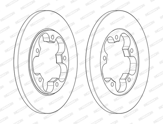 FERODO Bremsscheibe