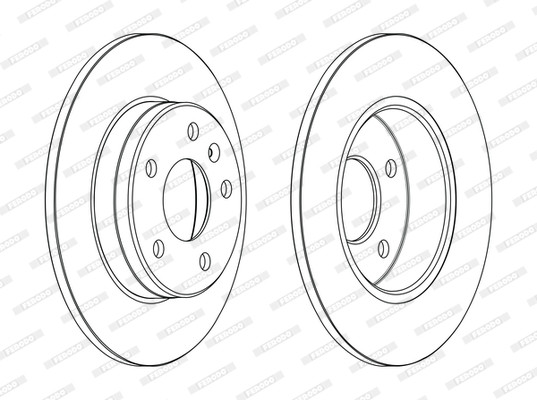 FERODO Bremsscheibe