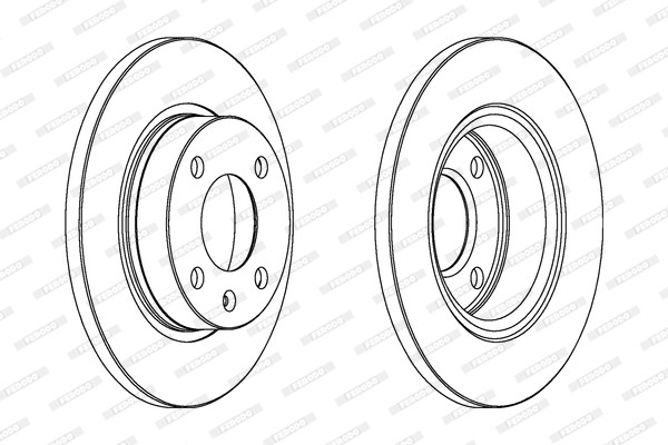 FERODO Bremsscheibe