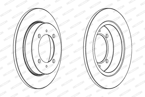 FERODO Bremsscheibe