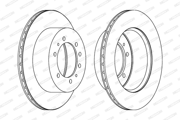 FERODO Bremsscheibe