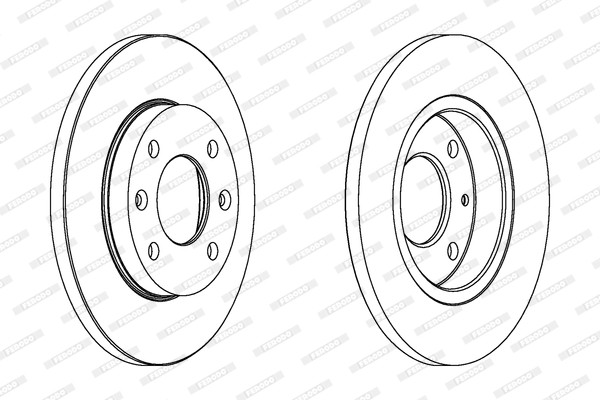 FERODO Bremsscheibe