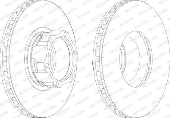 FERODO Bremsscheibe FERODO Bremsscheibe