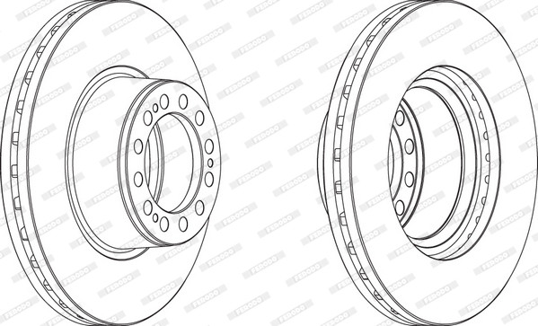 FERODO Bremsscheibe