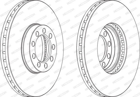 FERODO Bremsscheibe FERODO Bremsscheibe