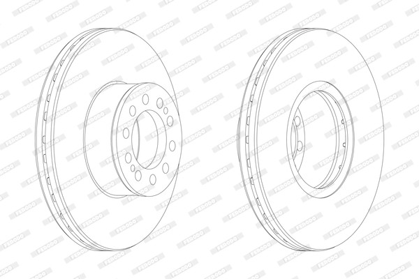 FERODO Bremsscheibe