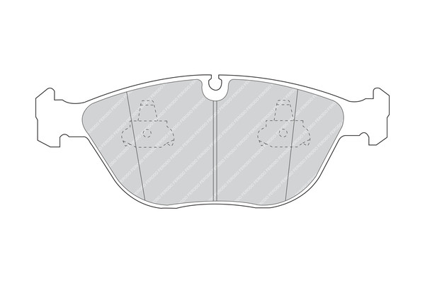 FERODO Bremsbelagsatz, Scheibenbremse