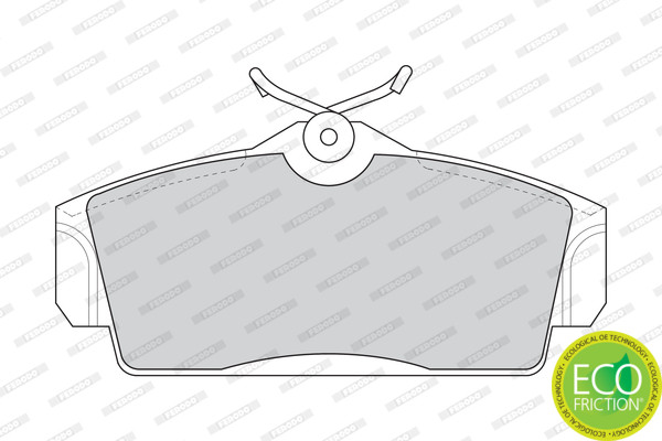 FERODO Bremsbelagsatz, Scheibenbremse