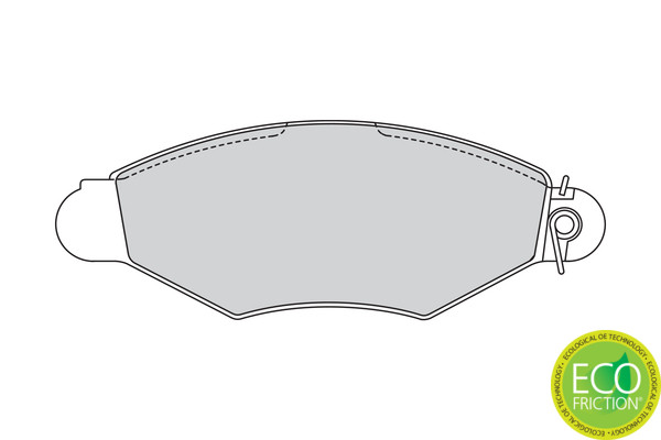 FERODO Bremsbelagsatz, Scheibenbremse