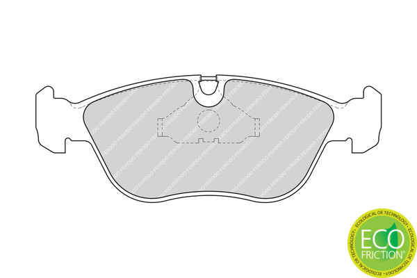 FERODO Bremsbelagsatz, Scheibenbremse