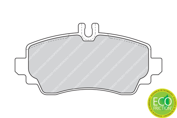 FERODO Bremsbelagsatz, Scheibenbremse