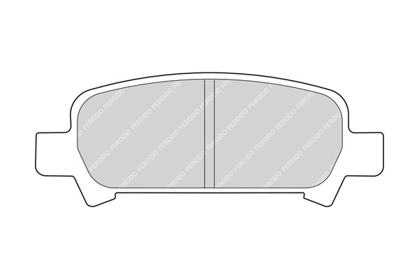 FERODO Bremsbelagsatz, Scheibenbremse