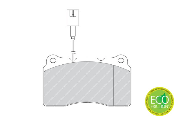 FERODO Bremsbelagsatz, Scheibenbremse