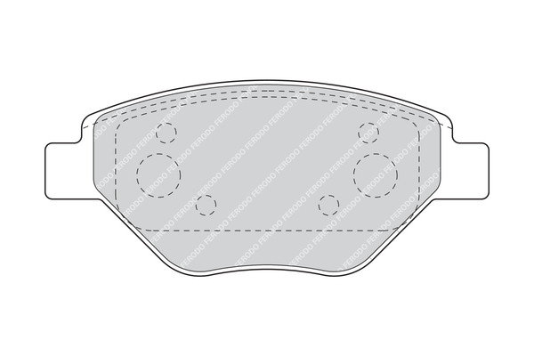 FERODO Bremsbelagsatz, Scheibenbremse