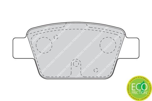 FERODO Bremsbelagsatz, Scheibenbremse