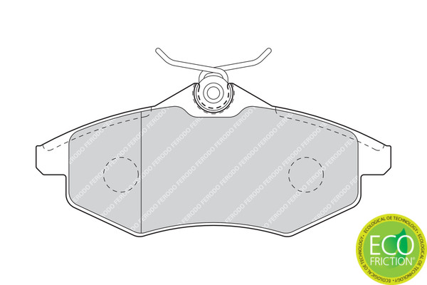 FERODO Bremsbelagsatz, Scheibenbremse