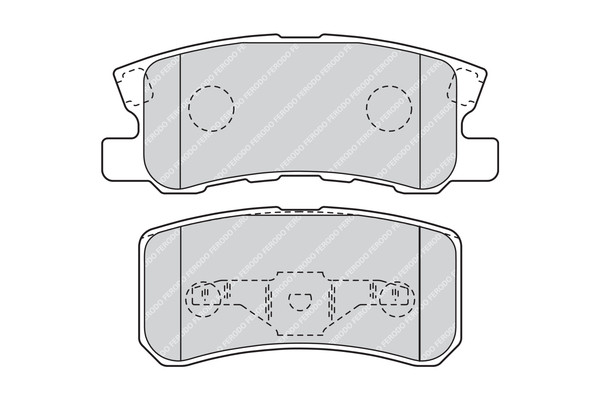FERODO Bremsbelagsatz, Scheibenbremse