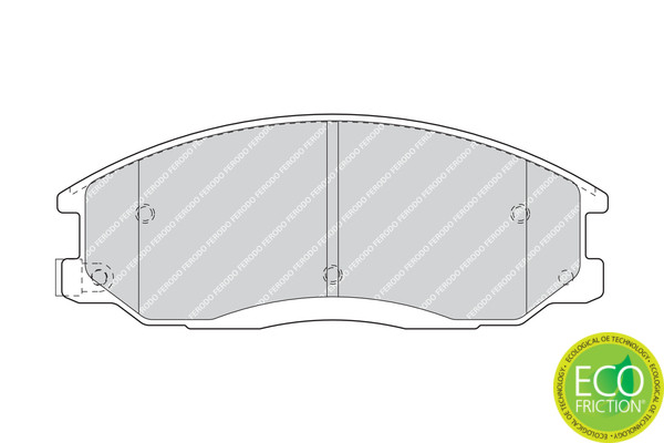 FERODO Bremsbelagsatz, Scheibenbremse