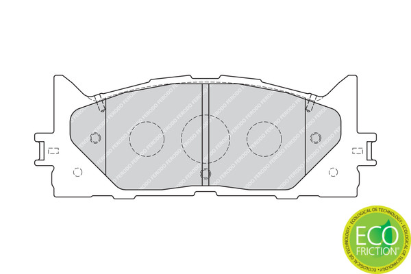 FERODO Bremsbelagsatz, Scheibenbremse