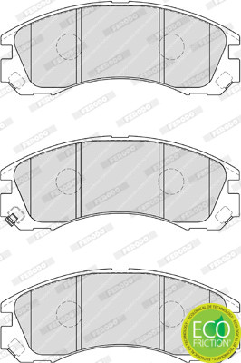 FERODO Bremsbelagsatz, Scheibenbremse