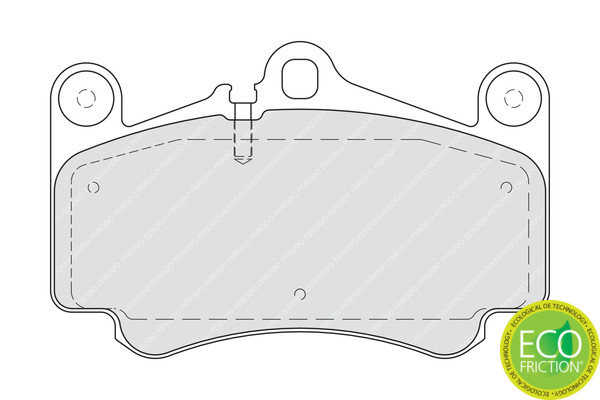 FERODO Bremsbelagsatz, Scheibenbremse