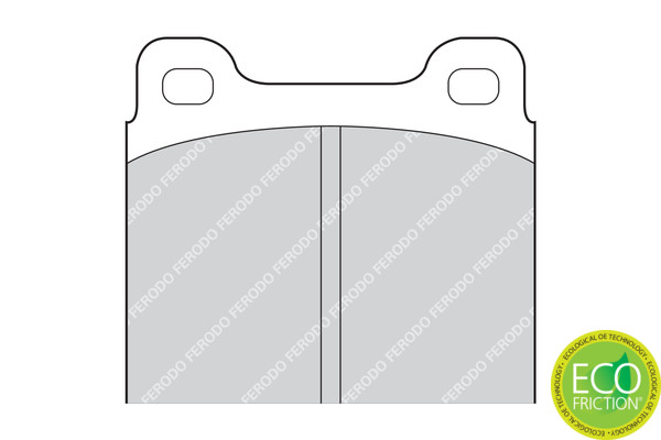 FERODO Bremsbelagsatz, Scheibenbremse