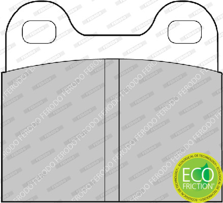 FERODO Bremsbelagsatz, Scheibenbremse