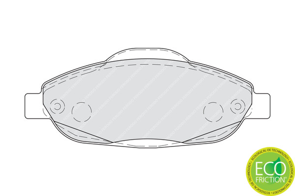 FERODO Bremsbelagsatz, Scheibenbremse