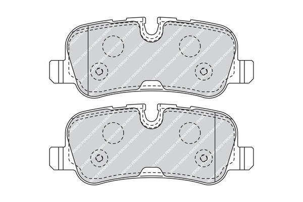 FERODO Bremsbelagsatz, Scheibenbremse