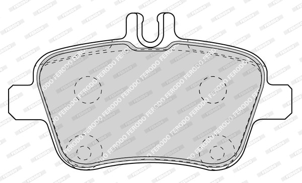 FERODO Bremsbelagsatz, Scheibenbremse
