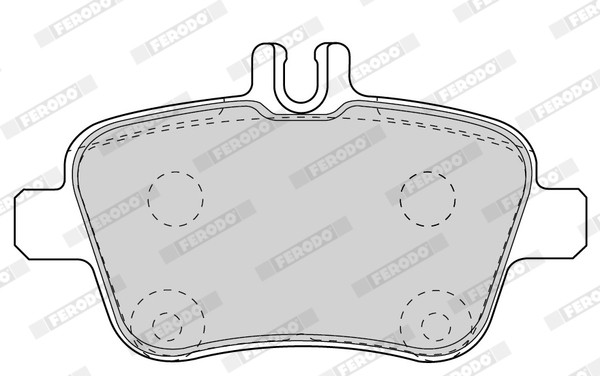 FERODO Bremsbelagsatz, Scheibenbremse
