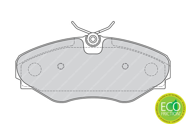 FERODO Bremsbelagsatz, Scheibenbremse