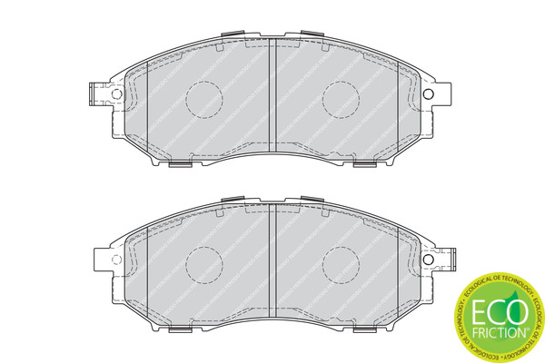 FERODO Bremsbelagsatz, Scheibenbremse